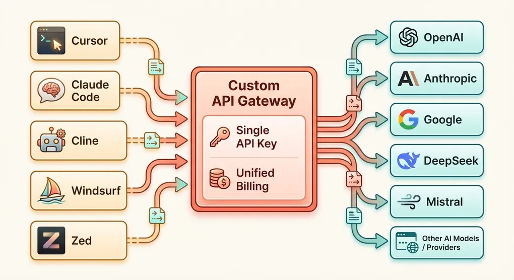 Custom API Endpoints for Cursor, Claude Code, Cline & More (2026)