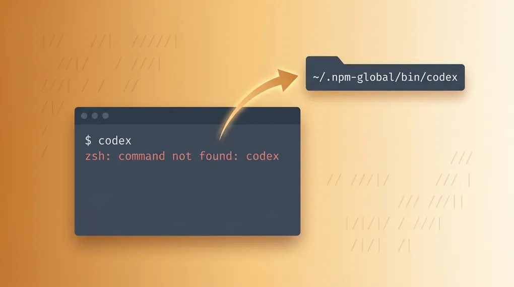 codex: command not found? 7 Fixes for npm install -g @openai/codex (2026)