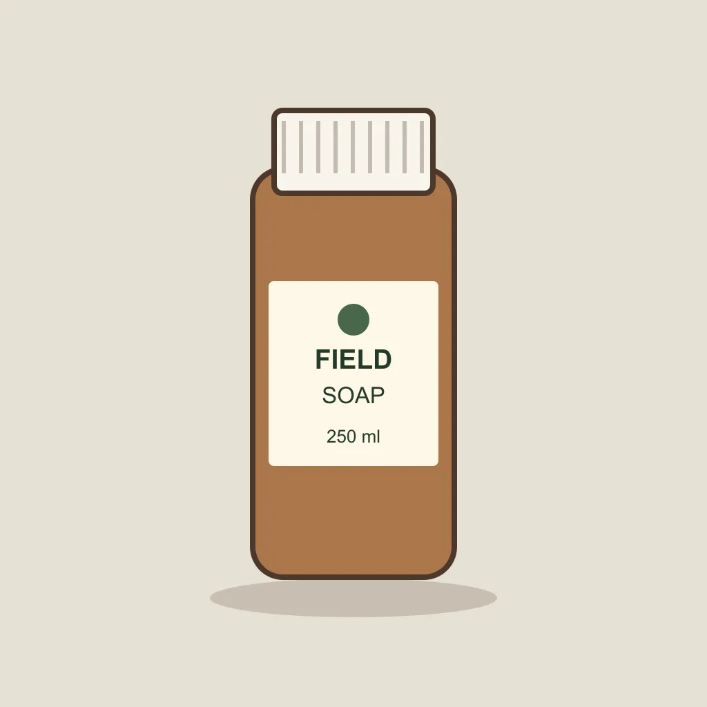 Original illustrated bottle used as the editing input