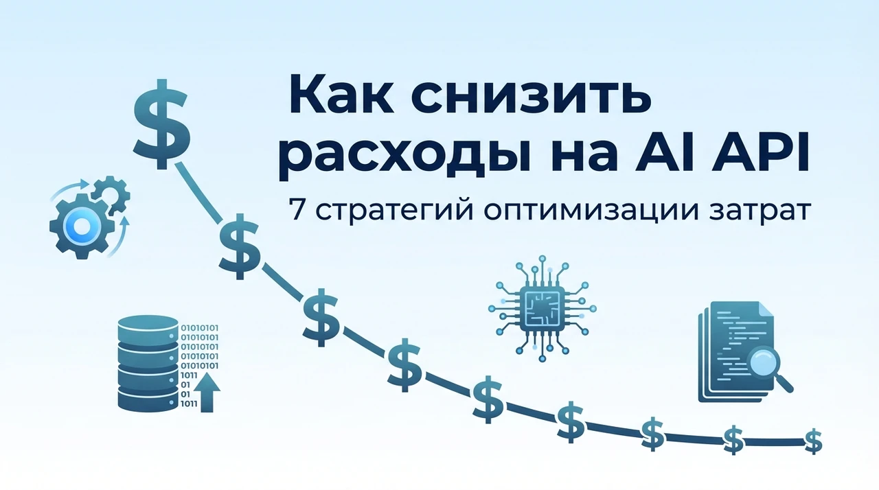 Снижаем расходы на AI API: 7 стратегий экономии 60–80% (2026)
