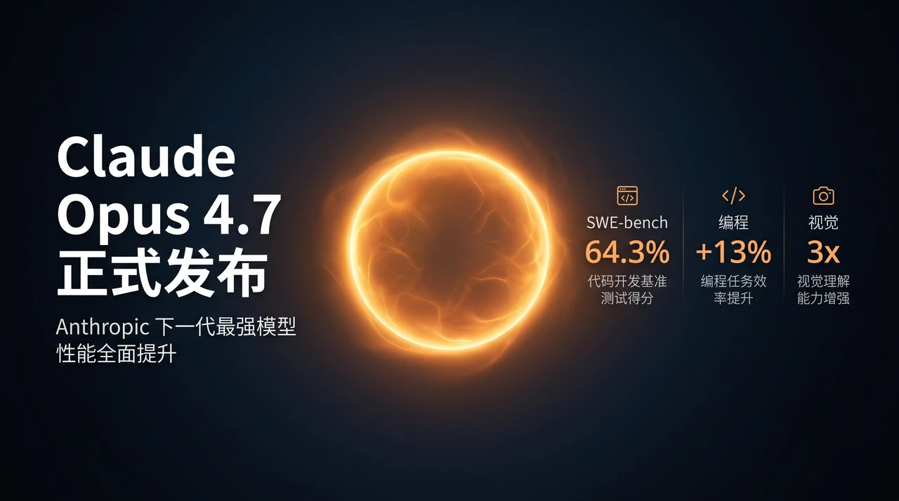Claude Opus 4.7 正式发布：编程提升 13%，ofox.ai 第一时间上线支持