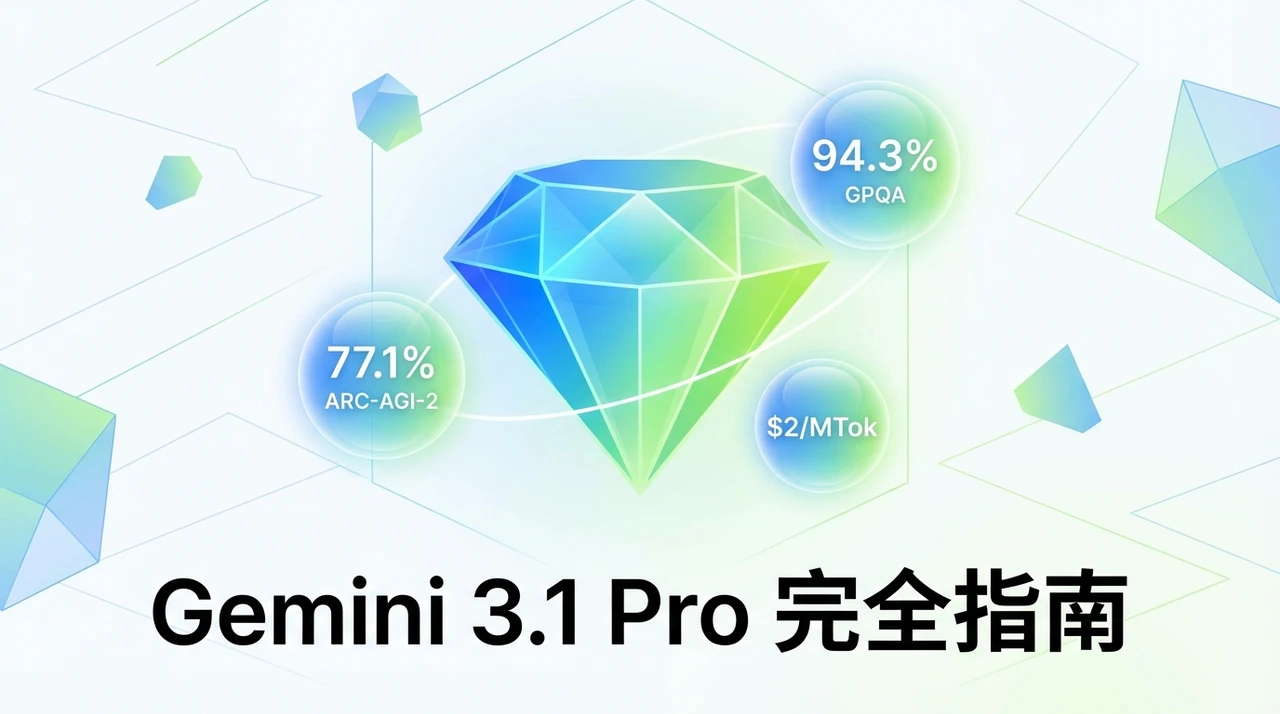 Gemini 3.1 Pro API 完全指南：基准测试第一、定价分析与国内接入方案（2026）