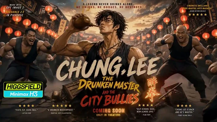 A Drunken-Master Poster Comes Alive