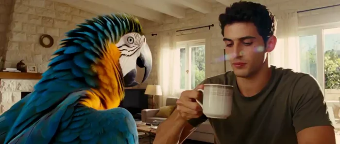 Macaw Scream in Extreme Slow Motion