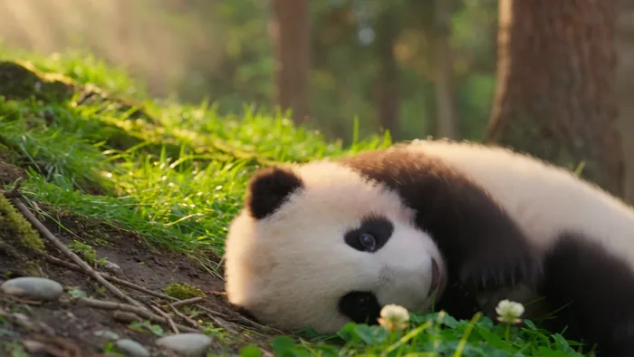 熊猫幼崽