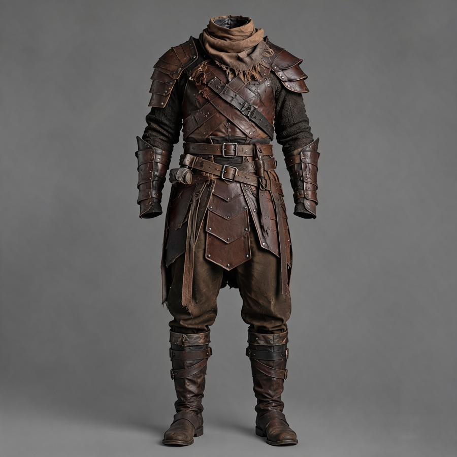 视频参考图编辑 · 中世纪冷兵器决斗 · 参考图 · image2 dark clothes