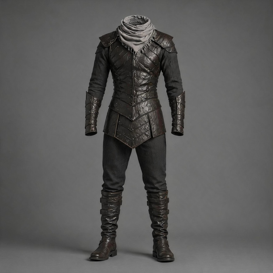 视频参考图编辑 · 中世纪冷兵器决斗 · 参考图 · image3 light clothes