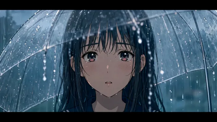 Rainy Platform — Six Shots from a Storyboard