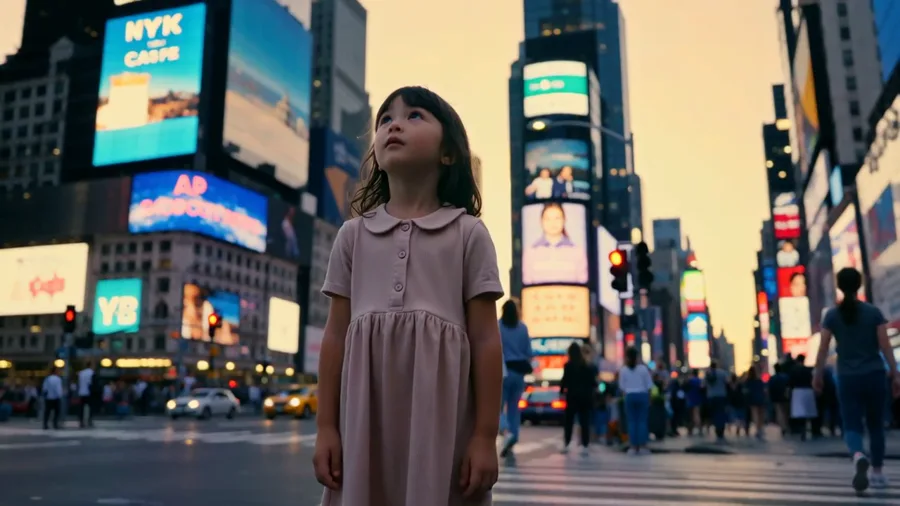 Edit — Age the Girl into a Young Woman · Input video · 编辑前视频