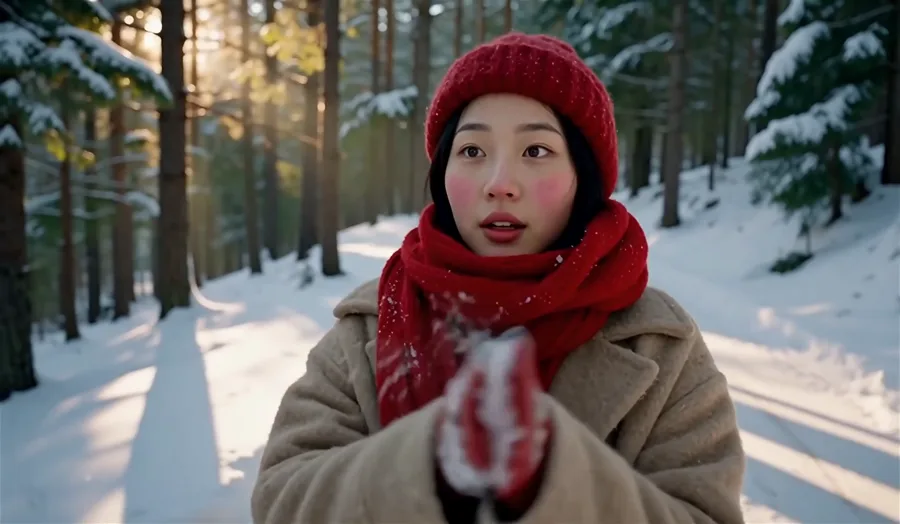 Extend Both Ways — Before and After the Snow Walk · Base video · 待延长视频